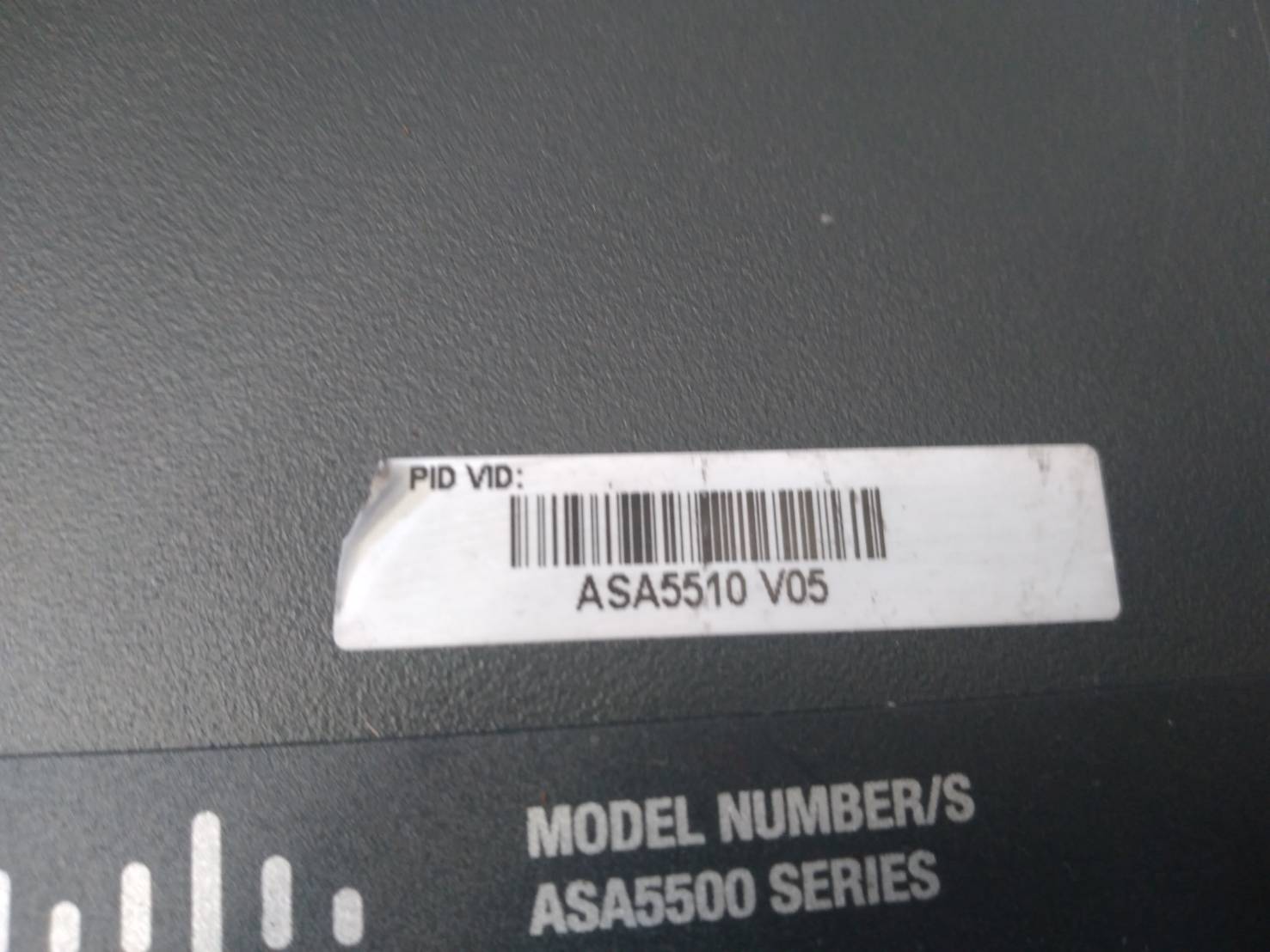 Cisco ASA 5510 Adaptive Security Appliance ASA5010 V05 64-2