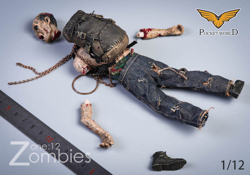 [สั่งจอง] POCKET WORLD 1/12 PW2012 A/B/C/D/E Zombies
