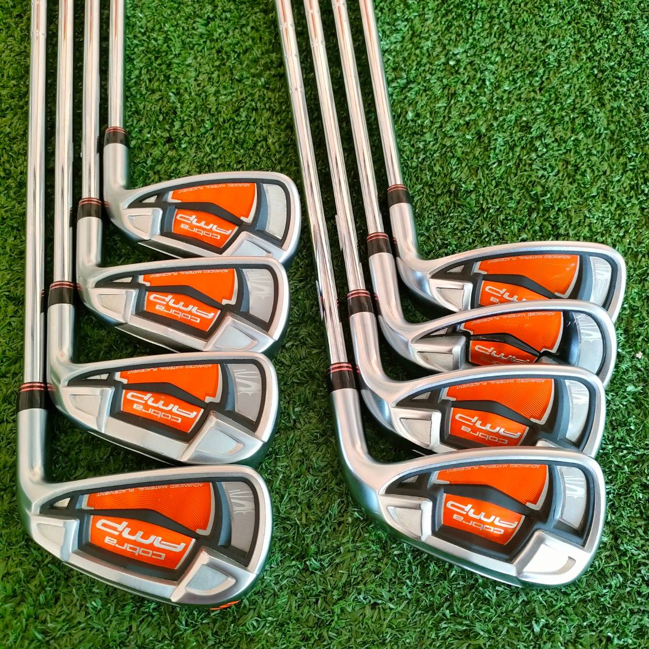 ชุดเหล็ก COBRA AMP มีเหล็ก 5-9 เเละ PW SW GW ก้าน N.S.PRO 950 GH FLEX S AMP เป็นจุดเปลี่ยนที่แท้จริงของ COBRA รูปทรงดูล้ำสมัยดุดัน!!! ไม้กอล์ฟมือสอง ของแท้ BY NakaraLuxurious