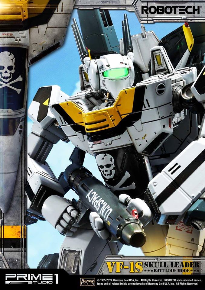 [สั่งจอง]Prime 1 Studio PMRT-03: VF-1S Skull Leader Battloid Mode (Robotech Saga)