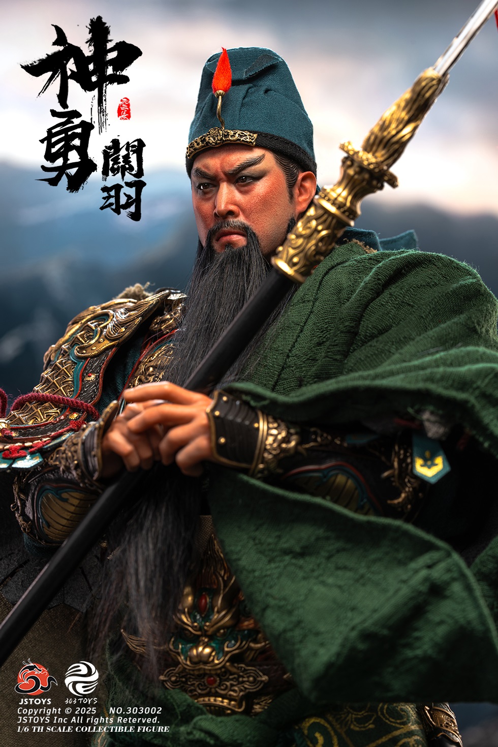 [พร้อมส่ง]303TOYS x JSTOYS 1/6 : Three Kingdoms Mighty Guan Yu Yun Chang - NO.303002 : Exclusive edition