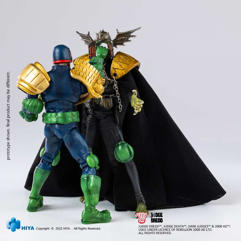 [สั่งจอง]Hiya 1/18 : Judge Dredd Gaze into the fist of Dredd 2-Pack