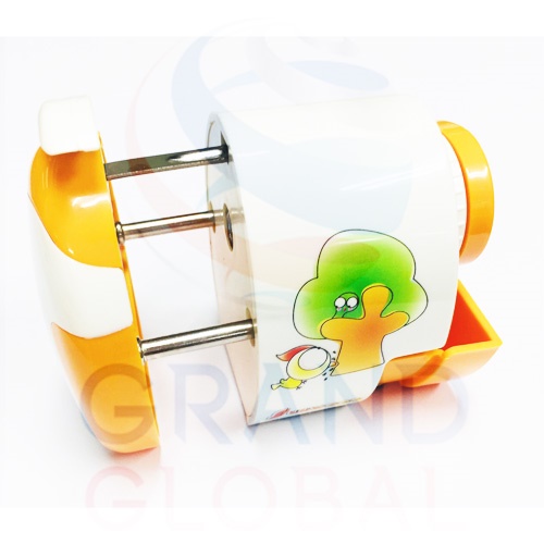 Triple-G Pencil Sharpener เครื่องเหลาดินสอ กบเหลาดินสอ เหลากบ ตั้งโต้ะ ลาย ไก่ น่ารัก สีส้ม