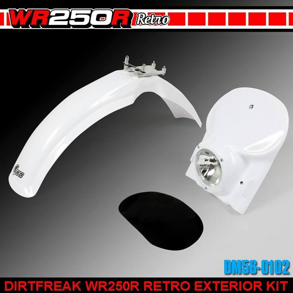 บังโคลนหน้า+หน้ากาก WR Retoro