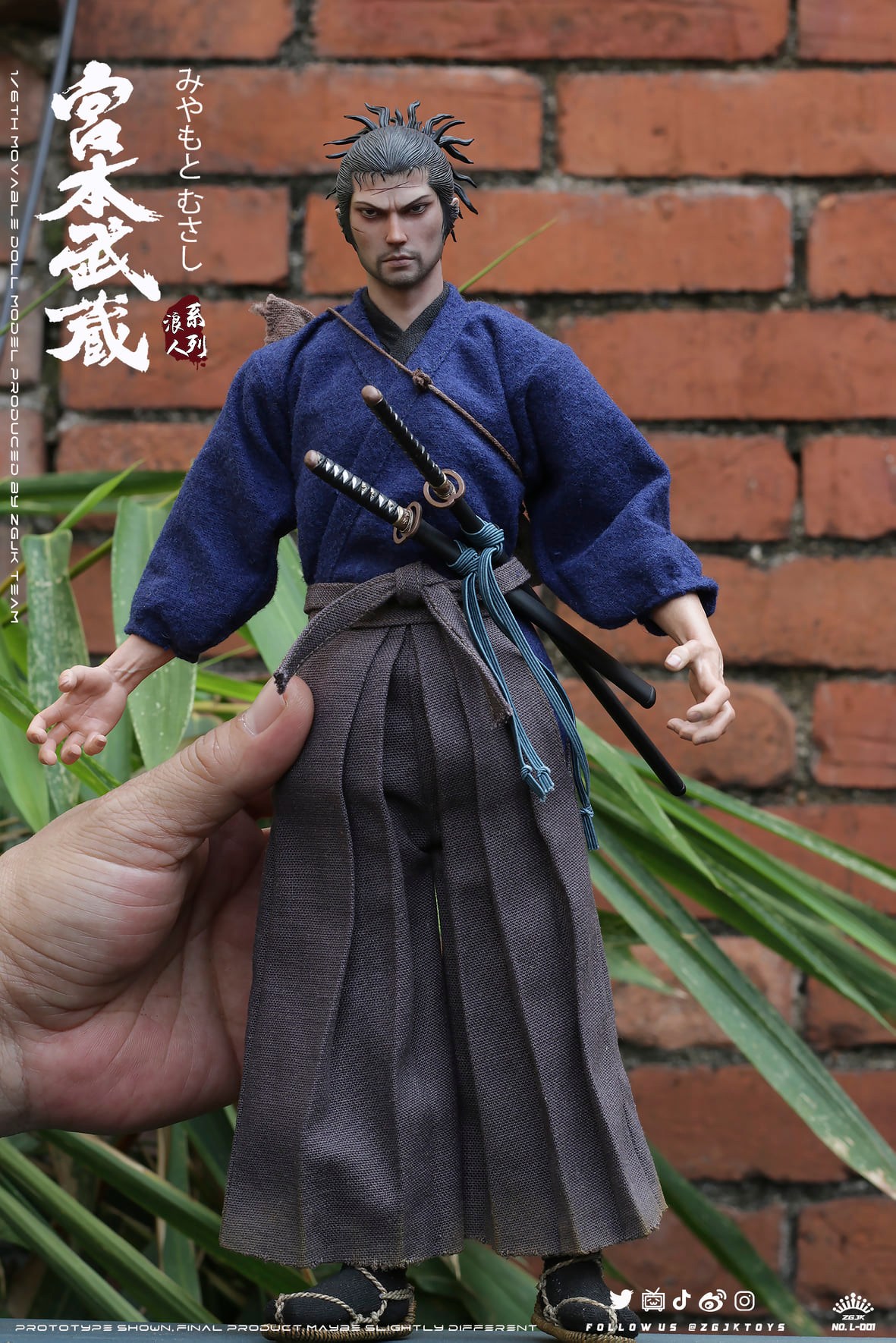 [สั่งจอง]ZGJKTOYS L-001 1/6 : Musashi Miyamoto
