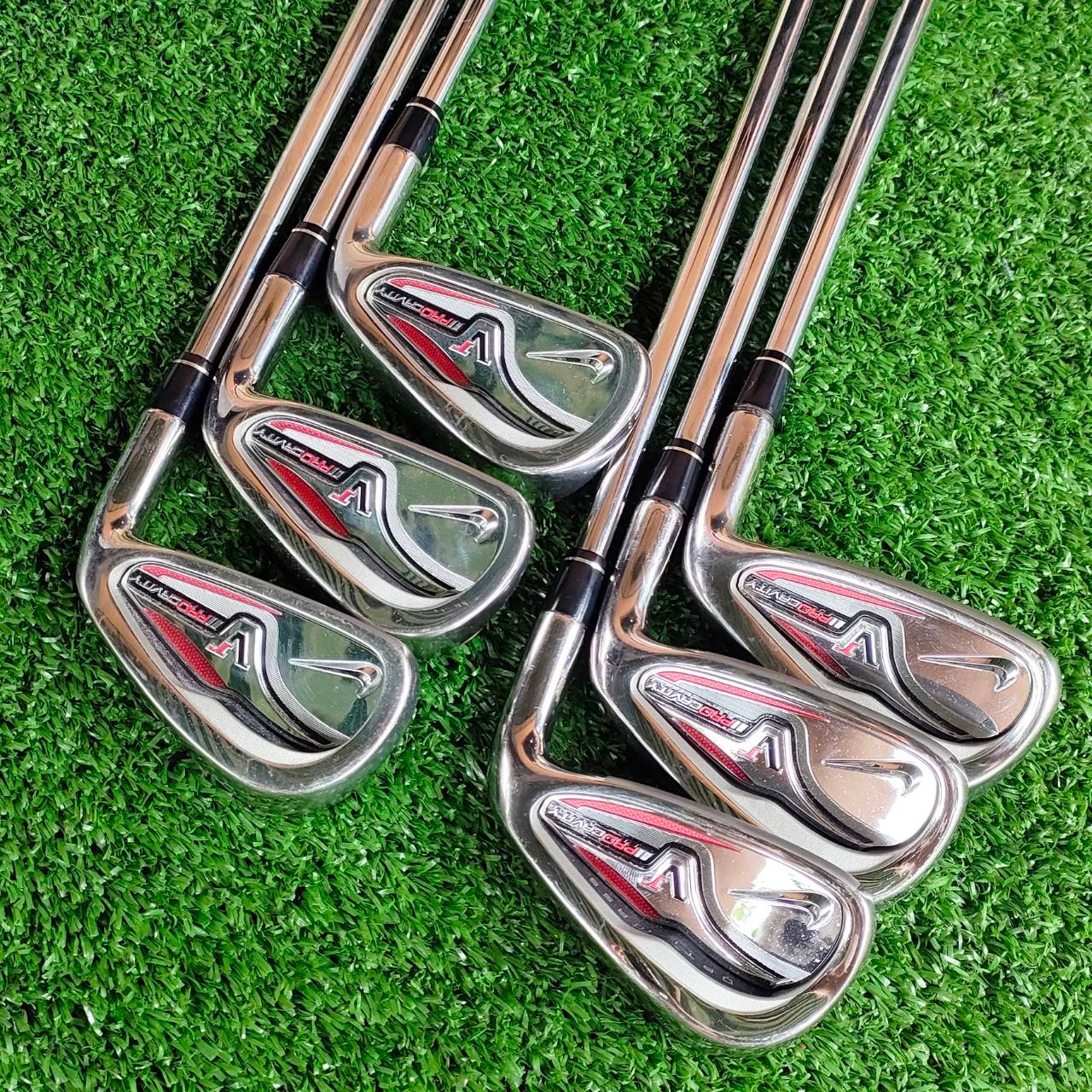 ชุดเหล็ก NIKE VR II PRO CAVITY มีเหล็ก 5-9 เเละ PW ก้าน N.S.PRO 950 GH FLEX R ตระกูล VR คุณภาพเน้นๆ ไม้กอล์ฟมือสอง ของแท้ BY NakaraLuxurious