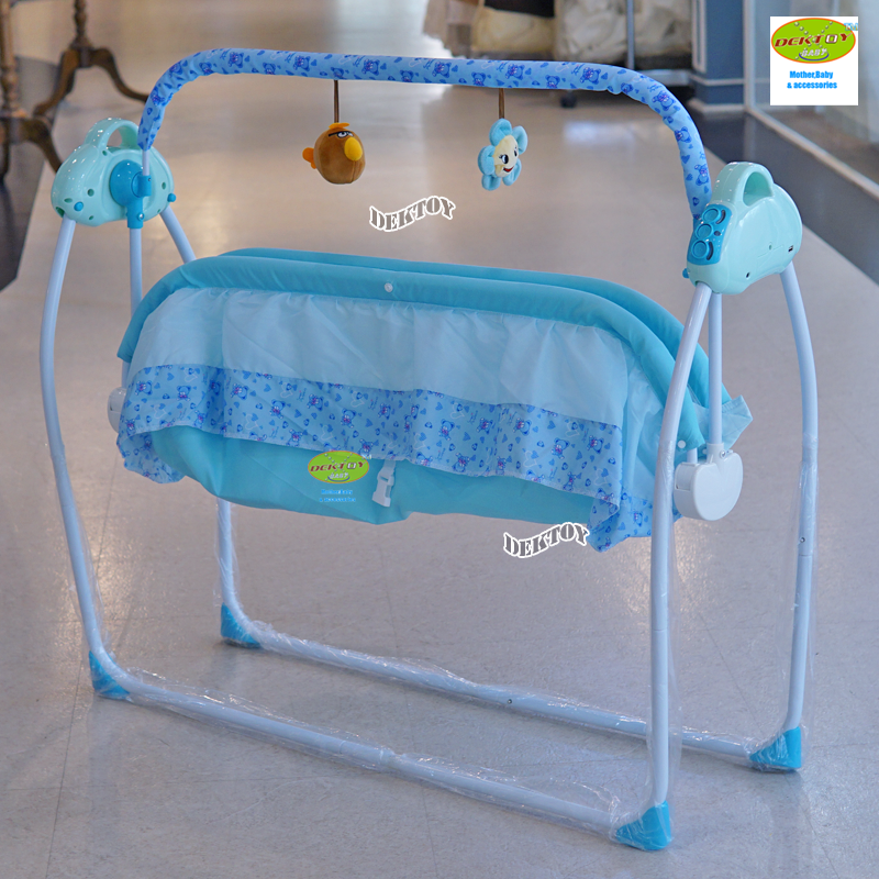 Sanpaulo เปลไกวเด็กไฟฟ้า เปลไฟฟ้า SL-3010BT สีชมพู