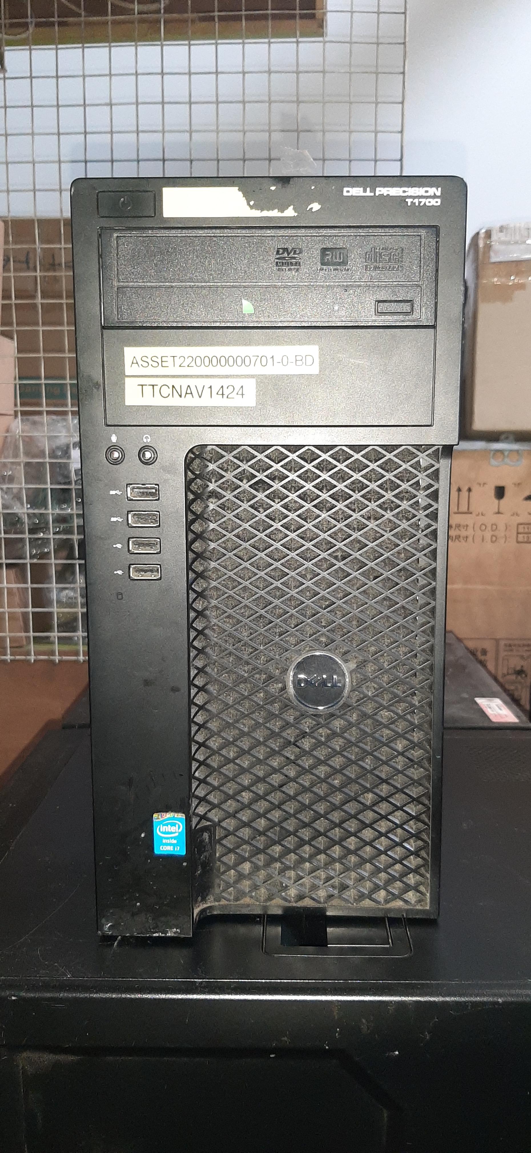 Server Dell T1700 มือสอง มีประกันร้าน ดูแลดี(E3-1225V3 Ram16GB SSD120GB VGA512MB)