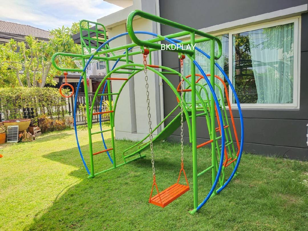 ชุดรวม C เครื่องเล่นสนามกลางแจ้ง เครื่องเล่นสนามเหล็ก,ประกอบด้วยสไลเดอร์ชิงช้าปีนป่ายบาร์โหน OutdoorPlayground,ผลิตเครื่องเล่นสนาม,เครื่องเล่นในสนามเด็กเล่น,เครื่องเล่นงบสพฐ.,ประชารัฐ, ราคาโรงงาน