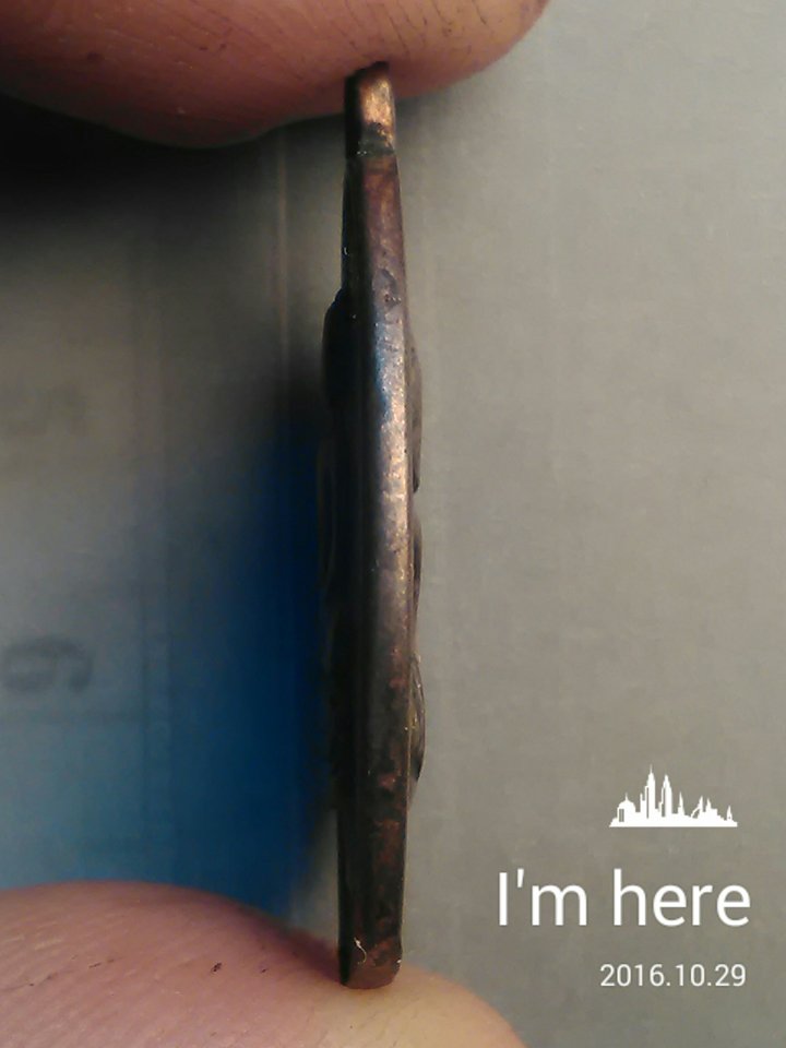 เหรียญ หลวงพ่อ เชียงแสน หลัง หลวงพ่อ สุโขทัย วัด ตรังคภูมิพุทธาวาส อ. กันตัง ตรัง 200.-