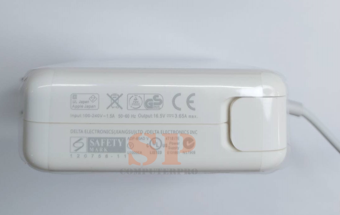 APPLE Macbook Adapter อแดปเตอร์ของแท้ APPLE Macbook Pro 13 A1435 A1493 A1502 Magsafe 2 16.5V 3.65A 60W หัว T