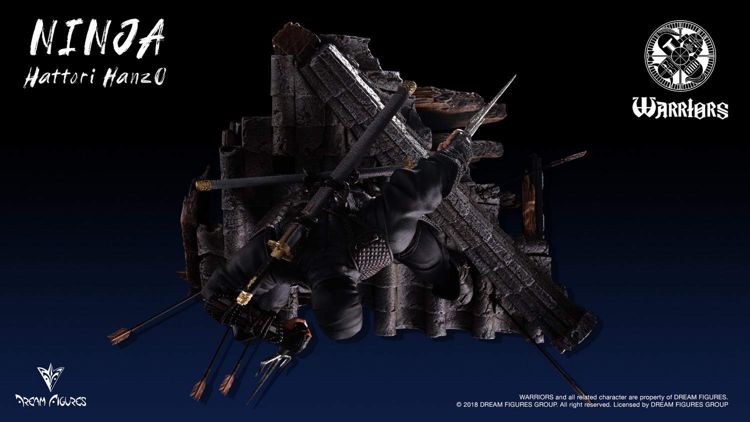 [สั่งจอง]Dream Figures 1/4 Scale - WARRIORS: NINJA HATTORI HANZO