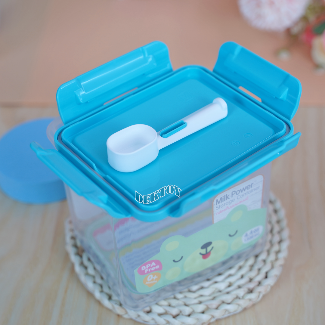 NANNY แนนนี่ กล่องเก็บนมผง พร้อมช้อน 1300มล.700 กรัม N433