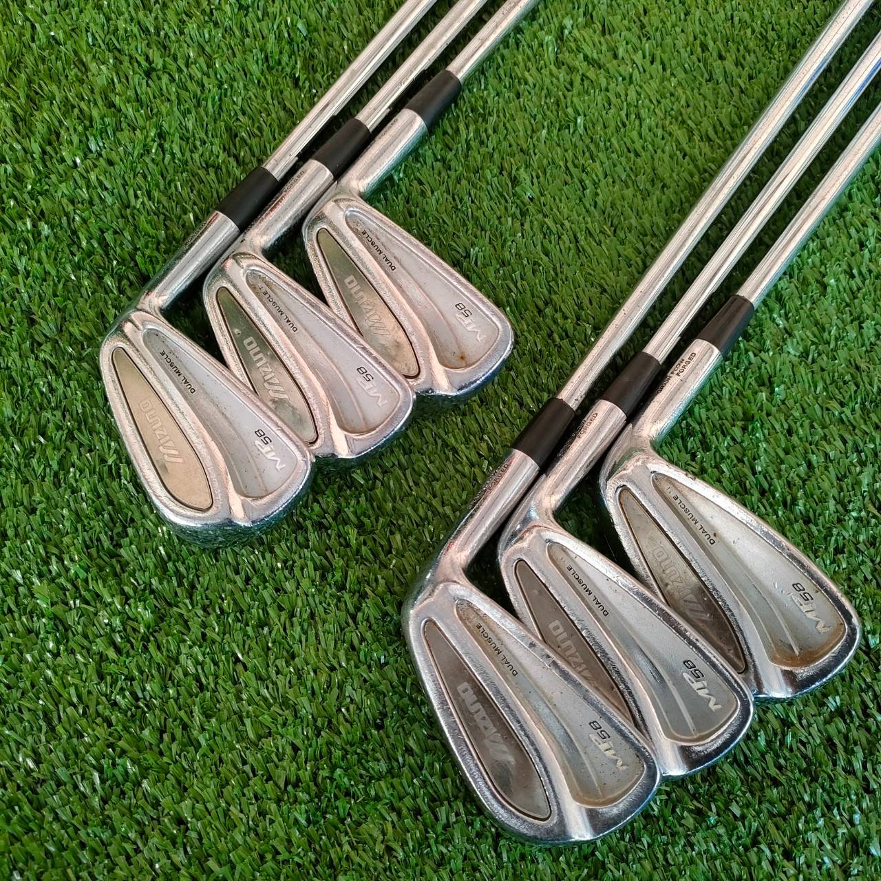 ชุดเหล็ก MIZUNO MP58 มีเหล็ก 4,5,6,7,8 เเละ PW ก้าน PROJECTX 5.0 *** ขาดเหล็ก 9 ***