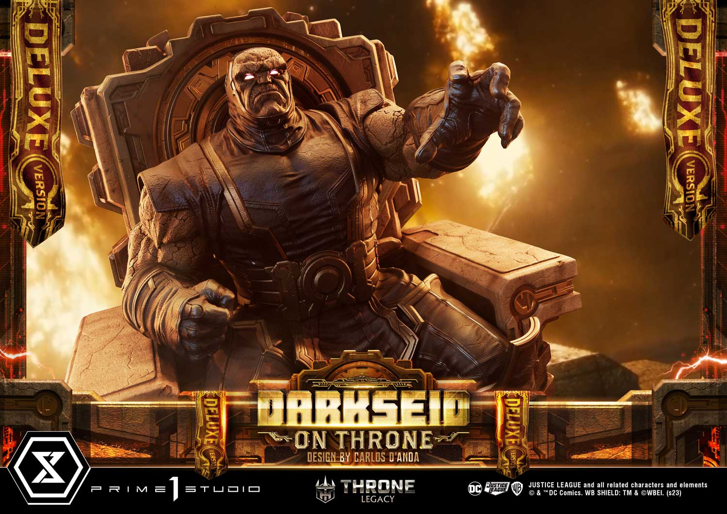 [สั่งจอง] Prime 1 Studio : Darkseid on Throne (Design by Carlos D'Anda)