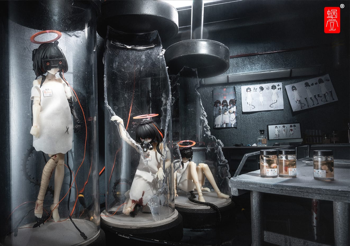 [พร้อมส่ง] "Snail Shell 1/12 : Three Wise Monkeys (SET3ตัว) 01 : Mizaru/02 : Kikazaru/03 : Iwazaru