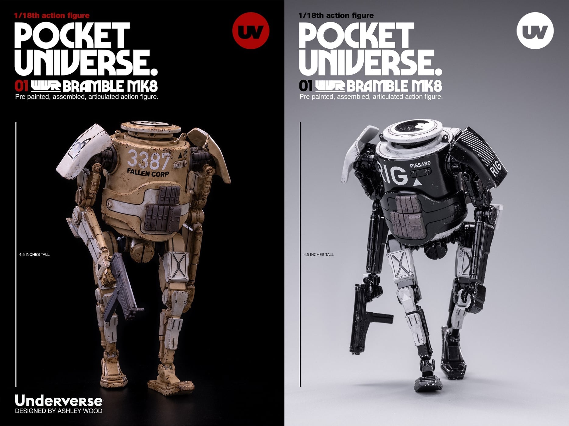 [สั่งจอง]UNDERVERSE 1/18 : Pocket Universe Mini Action Figure - BRAMBLE MK8