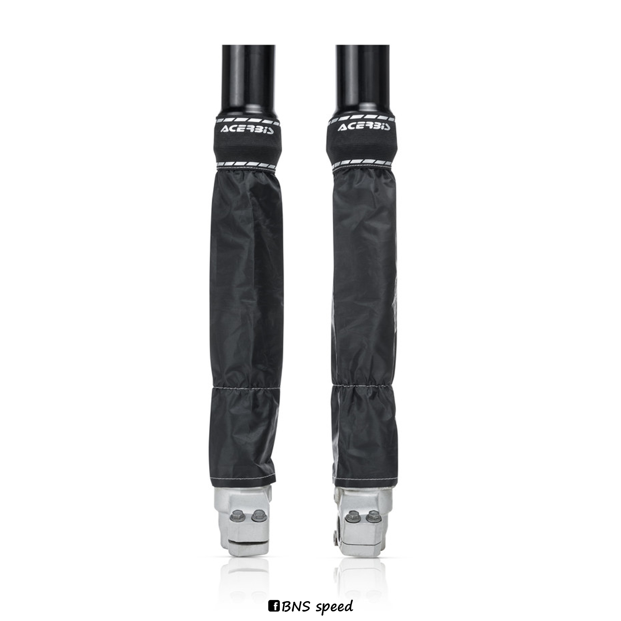 ผ้าหุ้มโช้ค Acerbis X-MUD Forks protection สีดำ