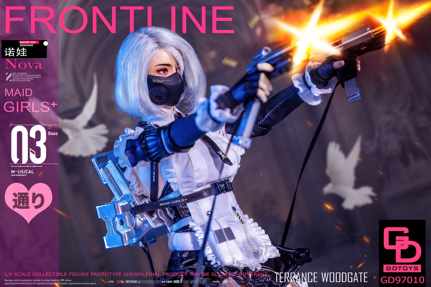 [สั่งจอง] GDTOYS GD97010 1/6 ： Frontline Maid Issue 03 NOVA movable eyes