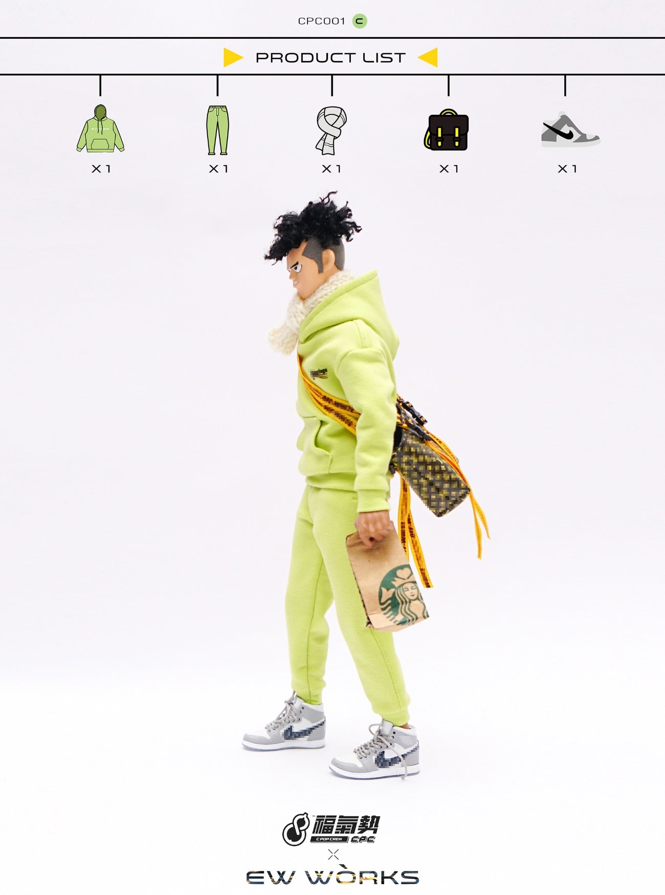 [สั่งจอง]CPOP CREW CPC001 1/6 : Fashion Sports Suit