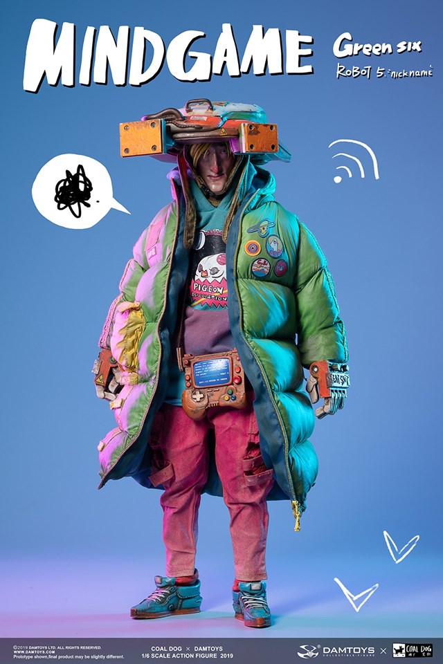 [สั่งจอง] Damtoys x Coal Dog ZP003 Mindgame series GREEN SIX 1/6 Action figure