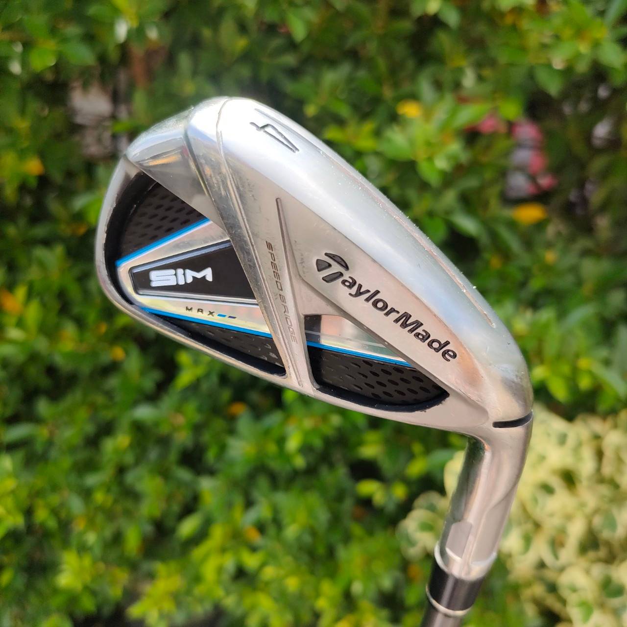เหล็ก 4 TAYLORMADE SIM MAX ก้าน MULTI MATERIAL TENSE TM60 FLEX S ตีง่ายมากๆๆๆๆ แค่ก้านก็ราคาแพงมากๆแล้ว ตีง่ายเท่า HYBRID รุ่น MAX ระยะมาเต็ม ไม้กอล์ฟมือสอง ของแท้ BY NakaraLuxurious