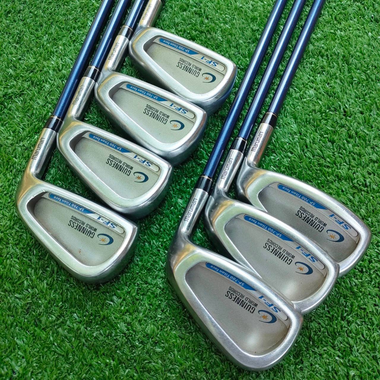 ชุดเหล็ก MARUMAN SF-1 มีเหล็ก 4 - 9 เเละ PW ก้าน GENESIS 60 EJ FLEX R ตีไกลที่สุดในโลก การันตีโดย Guinness World Records ไม้กอล์ฟพรีเมี่ยมมือสอง ของแท้ By NakaraLuxurious