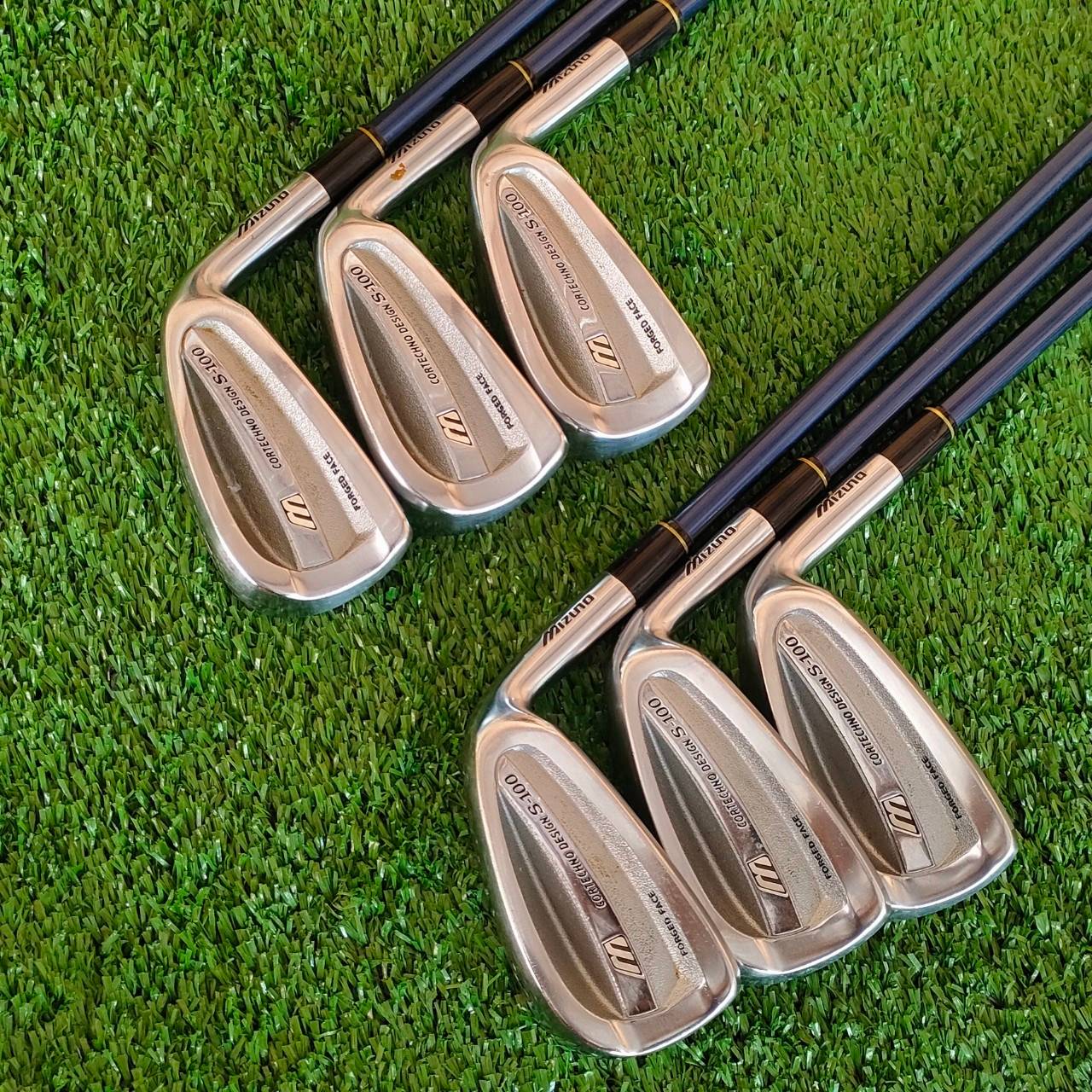 ชุดเหล็ก MIZUNO CORTECHNO DESIGN S-100 FORGED FACE มีเหล็ก 5-9 เเละ PW ก้าน MIZUNO TOUR SPIRIT FLEX R