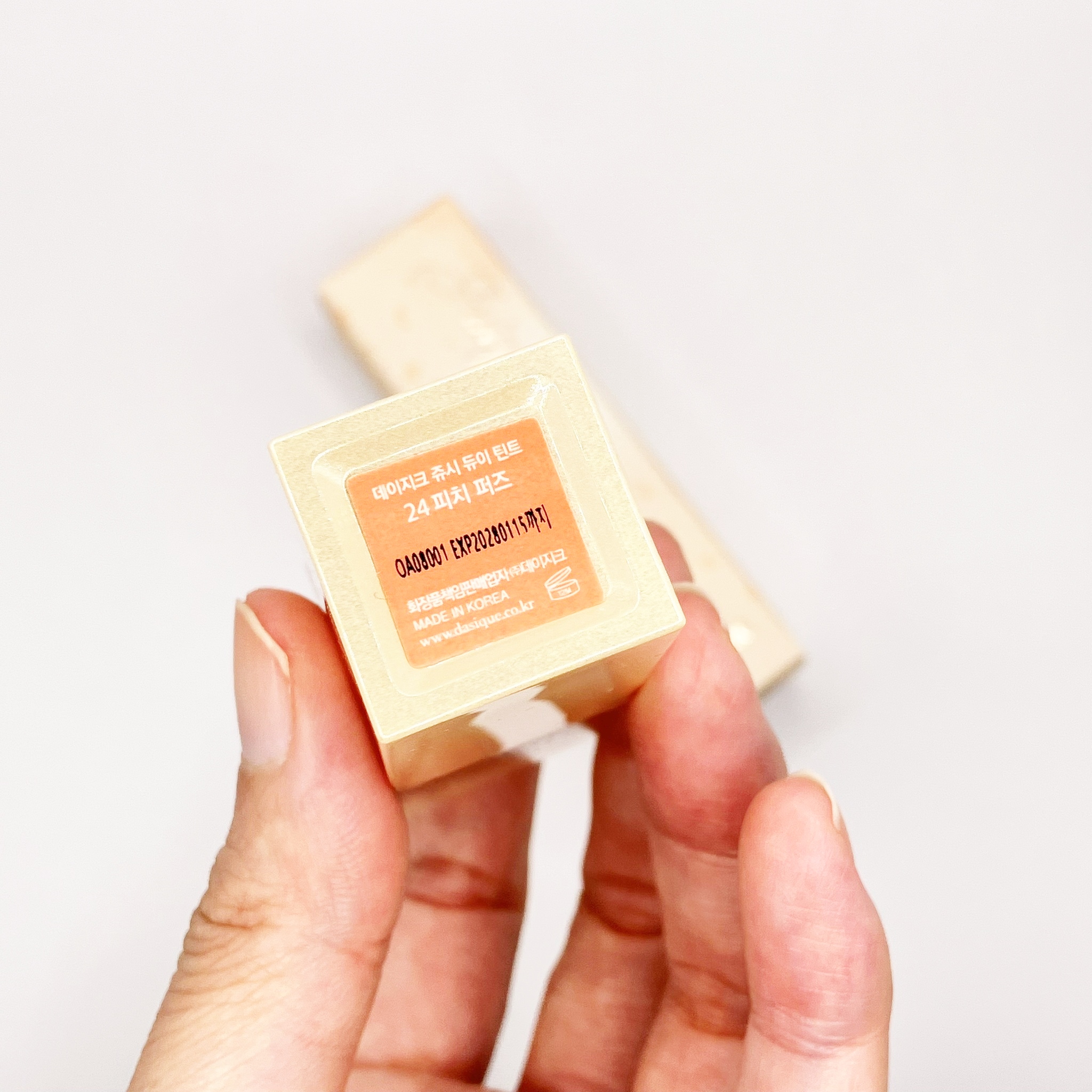 Dasique Juicy Dewy Tint 3.5g ลิปทินท์ปากฉ่ำวาวใสๆ แบบสาวเกาหลี สีสวยละมุน ปากดูสุขภาพดีทันทีที่ทา