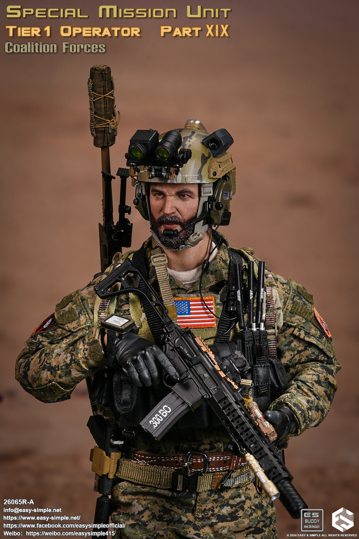[สั่งจอง] Easy&Simple 26065RA 1/6 : SMU Tier1 Operator Part XIX Coalition Forces