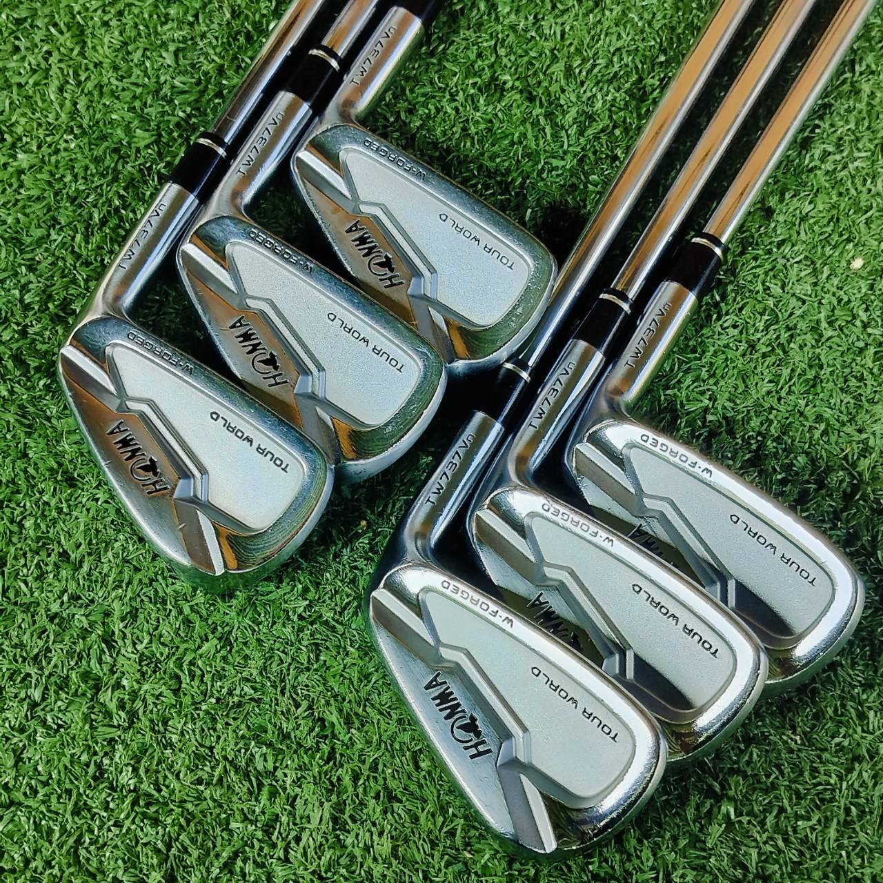ชุดเหล็ก Honma Tour World TW737vn สุดยอดวัสดุ W-Forged ระดับพรีเมี่ยม MADE IN JAPAN SAKATA ตัว Vn ตีง่ายที่สุด มากับก้านตัวเด็ด NS PRO MODUS FLEX S มีเหล็ก 5 6 7 8 9 10 ครบๆ มันส์ๆเลยค่ะ ไม้กอล์ฟพรีเมี่ยมมือสอง ของแท้ By NakaraLuxurious