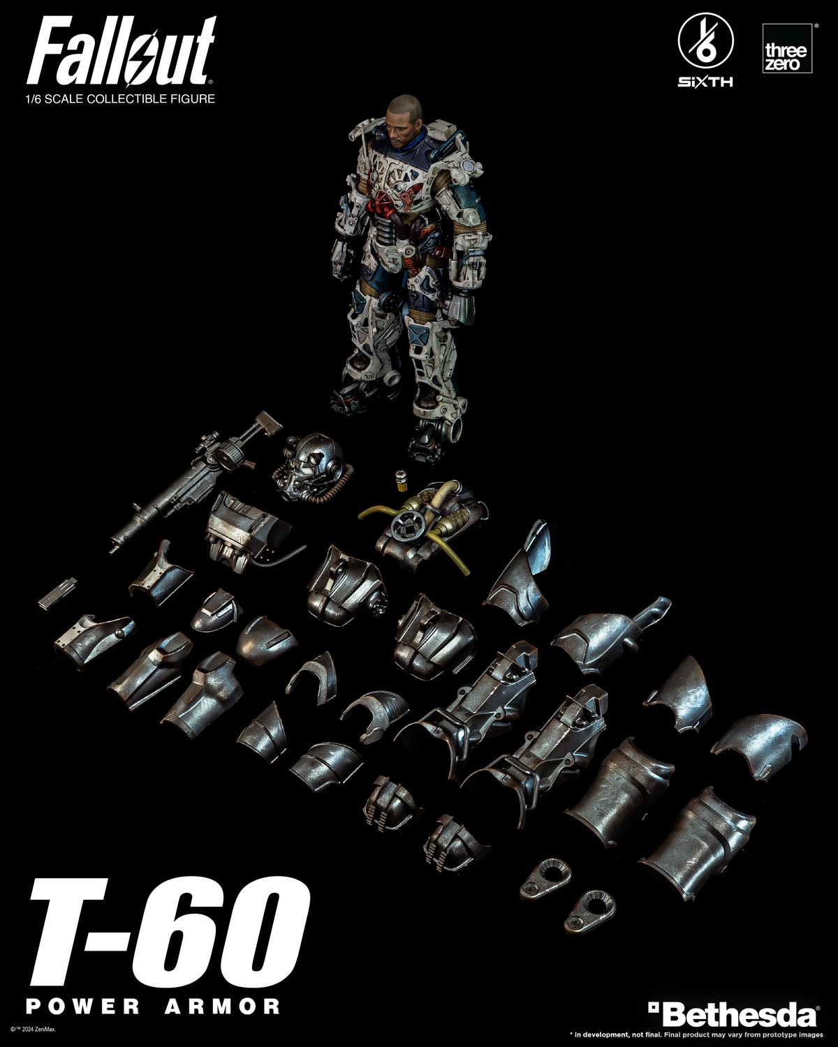 [พร้อมส่ง] Threezero 3Z08560W0 1/6 : Fallout T-60 Power Armor [Reissue]