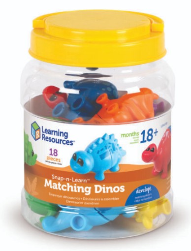 ชุดจับคู่สีไดโนเสาร์หรรษา ของเล่นเสริมพัฒนาการ ,ของเล่นเสริมทักษะ,ของเล่นเด็ก, สื่อการสอนอนุบาล