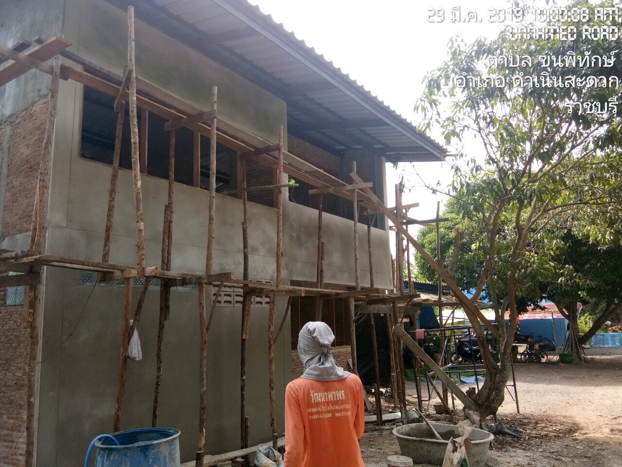 งานสร้าง ห้องพักครู รร.ดอนฟักทอง