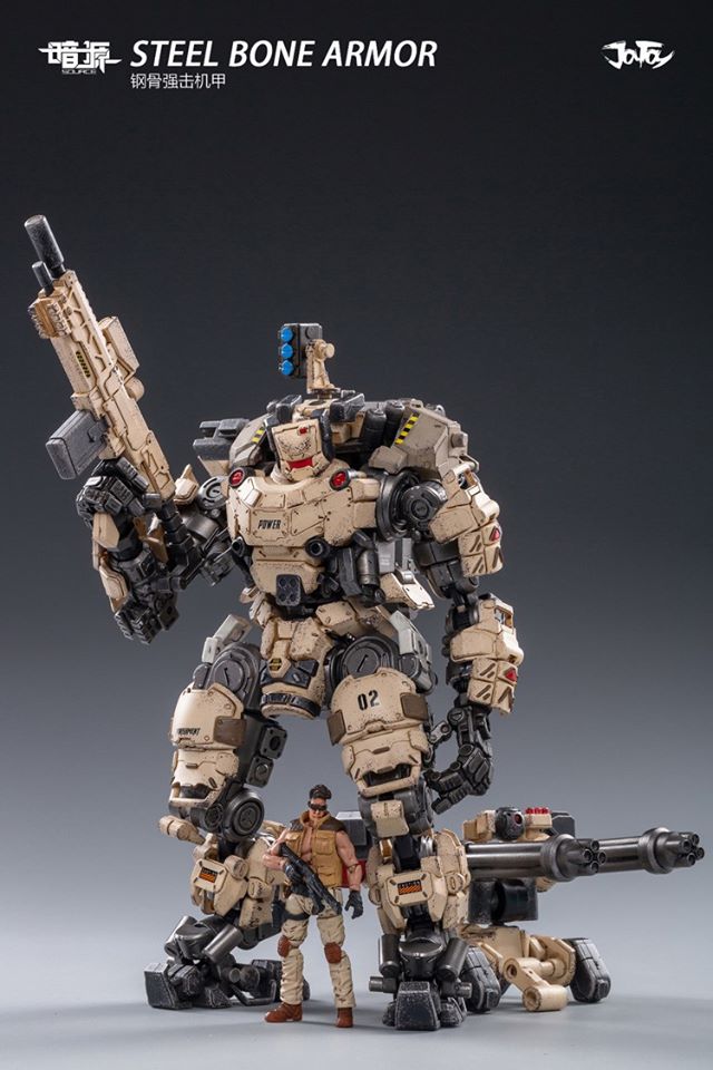 [สั่งจอง]JOYTOY JT0203 1/25 : Steel Bone Armor (Desert version）