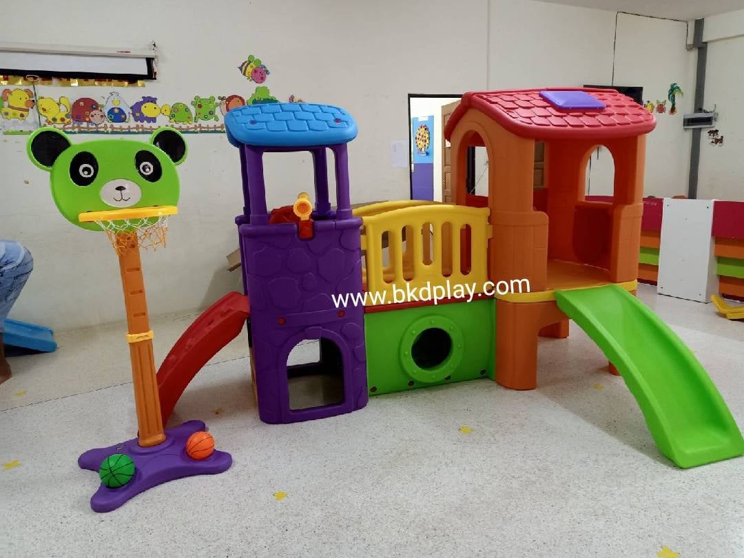 บ้านน้อย2ชั้นหลากสี บ้านสไลเดอร์ สไลเดอร์พร้อมปีนป่าย บ้านสไลเดอร์ของเล่น บ้านน้อยสองชั้น สไลเดอร์บ้าน,กระดานลื่น , เครื่องเล่นสนามในร่ม กลางแจ้ง kidszone พร้อมส่ง