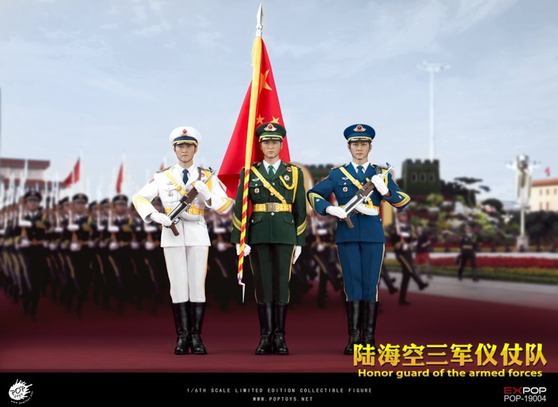 [สั่งจอง]ทหารกองเกียรติยศ 3 เหล่าทัพ แห่งกองทัพปลดปล่อยประชาชนจีน