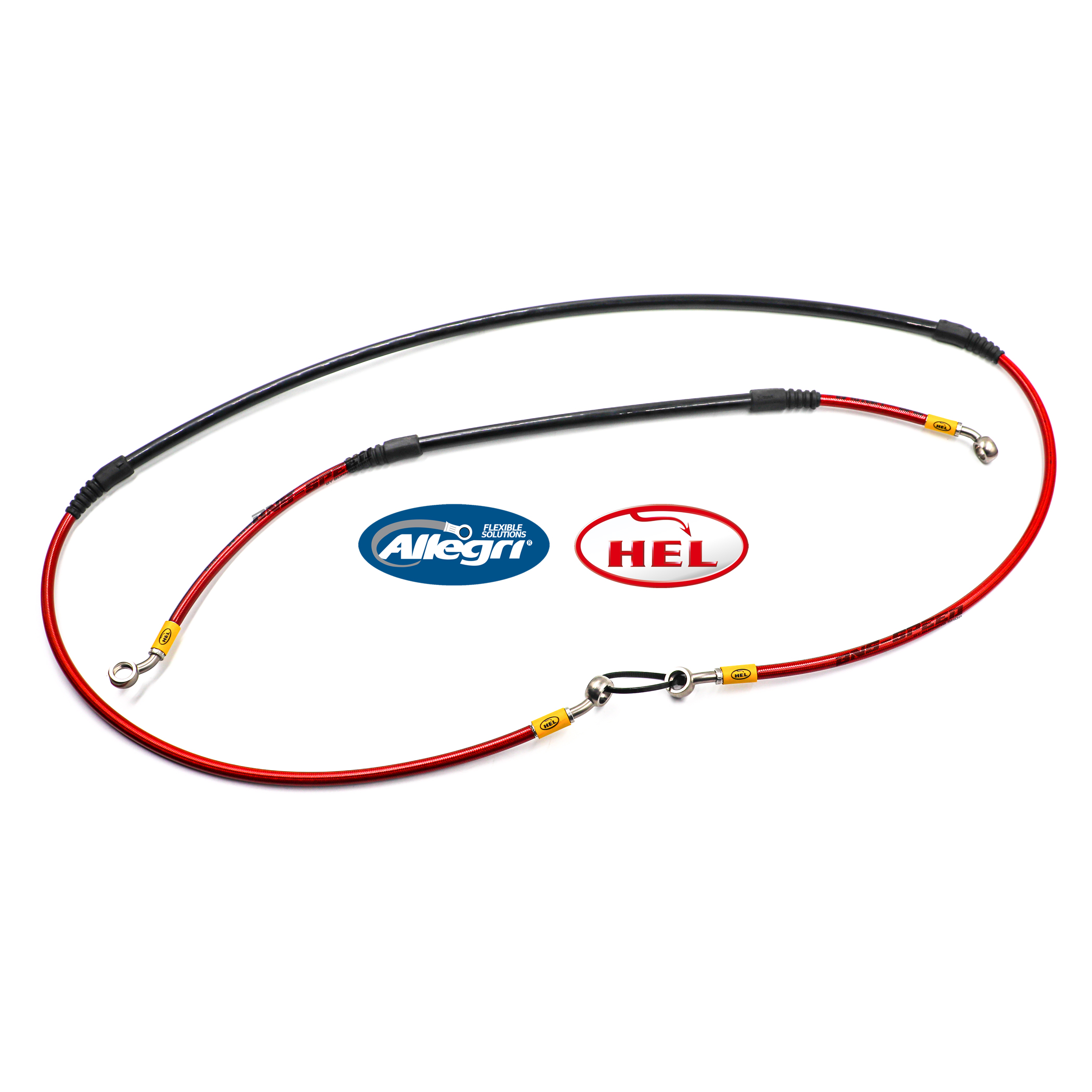สายเบรค Allegri+Hel หน้า-หลัง CRF250/300L/M/Rally