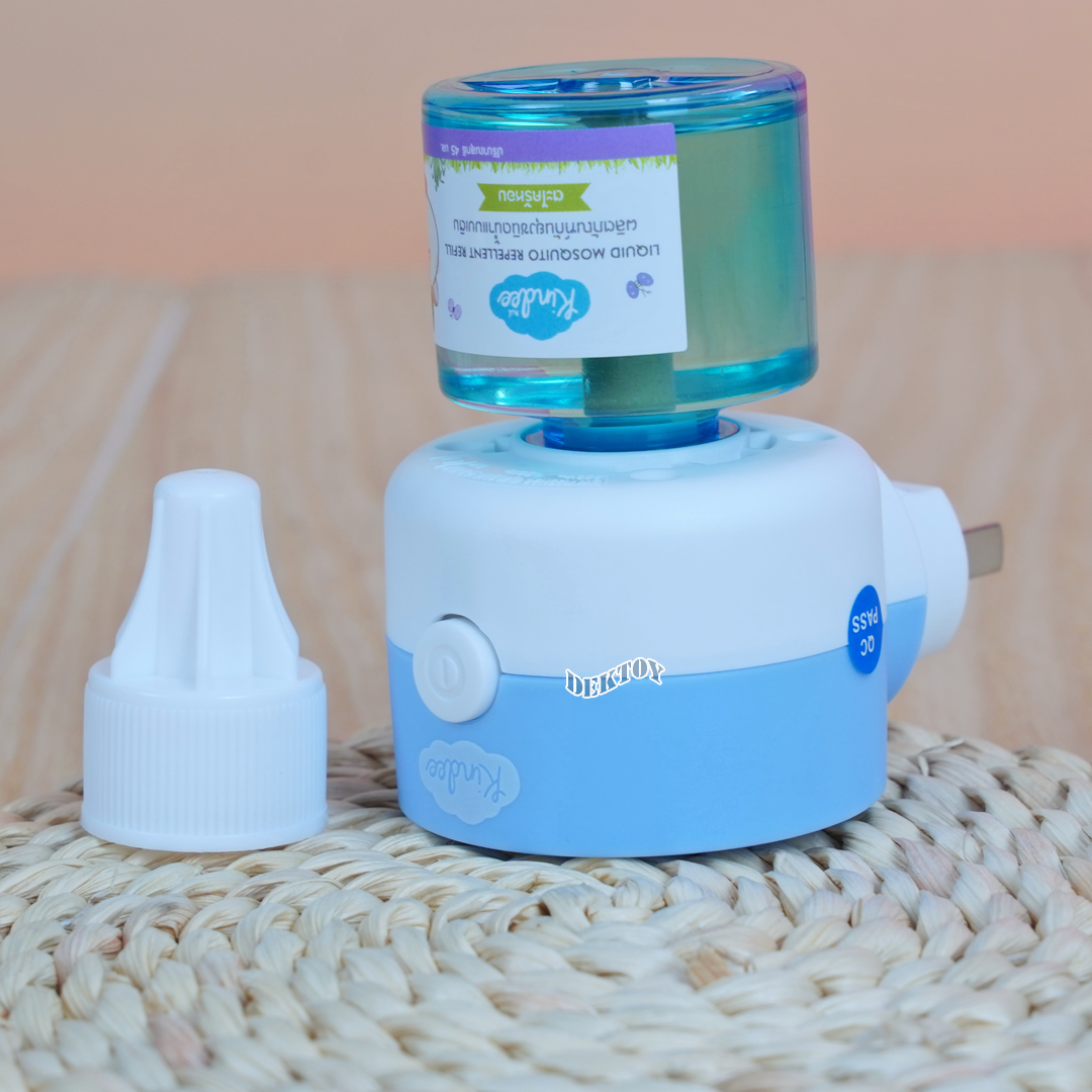 Kindee คินดี้ เครื่องไล่ยุงไฟฟ้า รุ่นไร้สาย พร้อมน้ำยา กลิ่นตะไคร้หอม