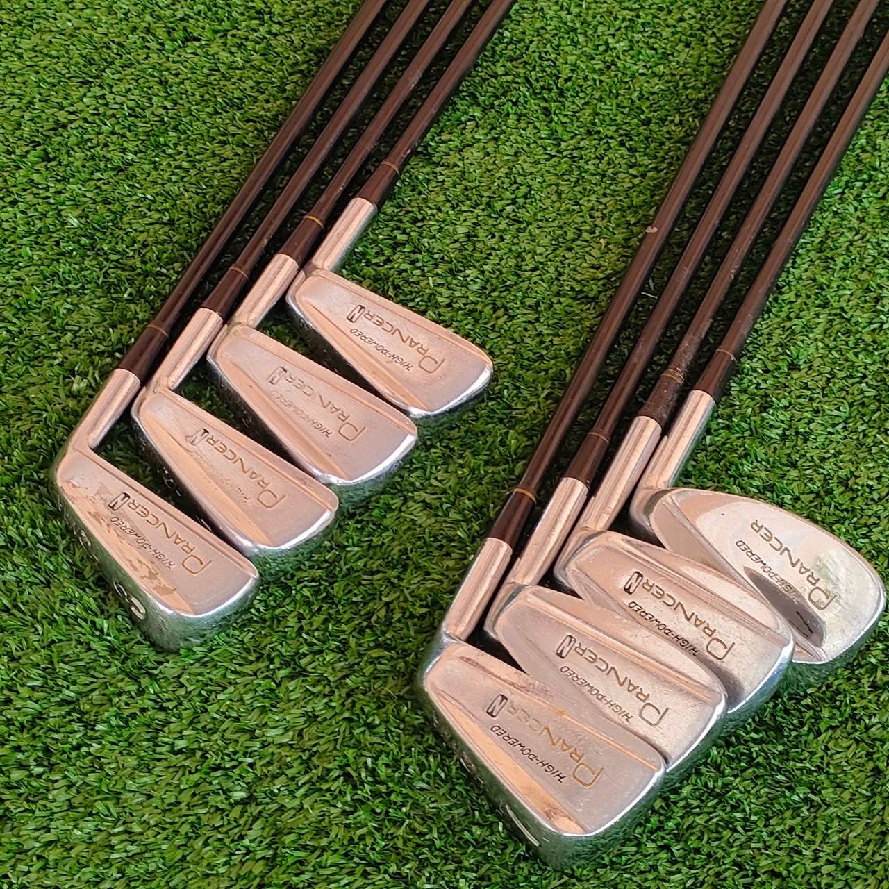 ชุดเหล็ก HONMA HIGH -POWERED PRANCER N มีเหล็ก 3-10 เเละ SW ** ขาดเหล็ก 8 ** ก้าน HONMA HIGH EXTRA 90 FLEX R-2 เหล็กตีไกล พรีเมี่ยมญี่ปุ่น วัสดุพรีเมี่ยมมากครับ