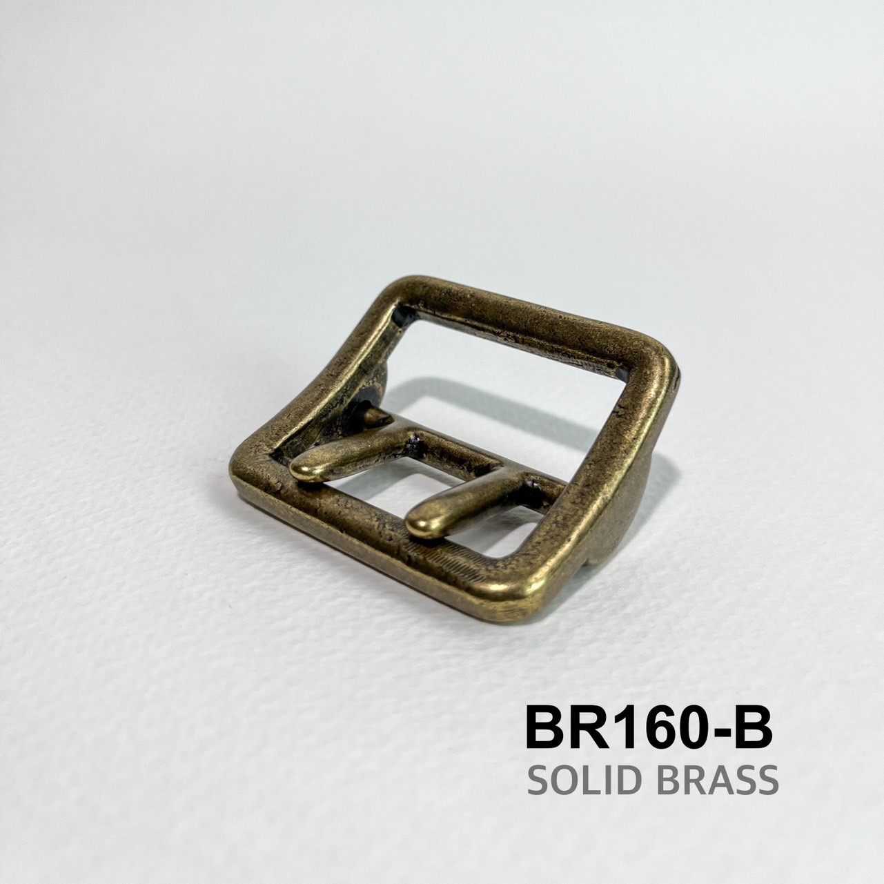 ฺBR160-ฺB หัวเข็มขัดทองเหลืองทำผิวสนิม ขนาด 38มิลหรือ 1.5นิ้ว ** ราคาต่อชิิ้น**
