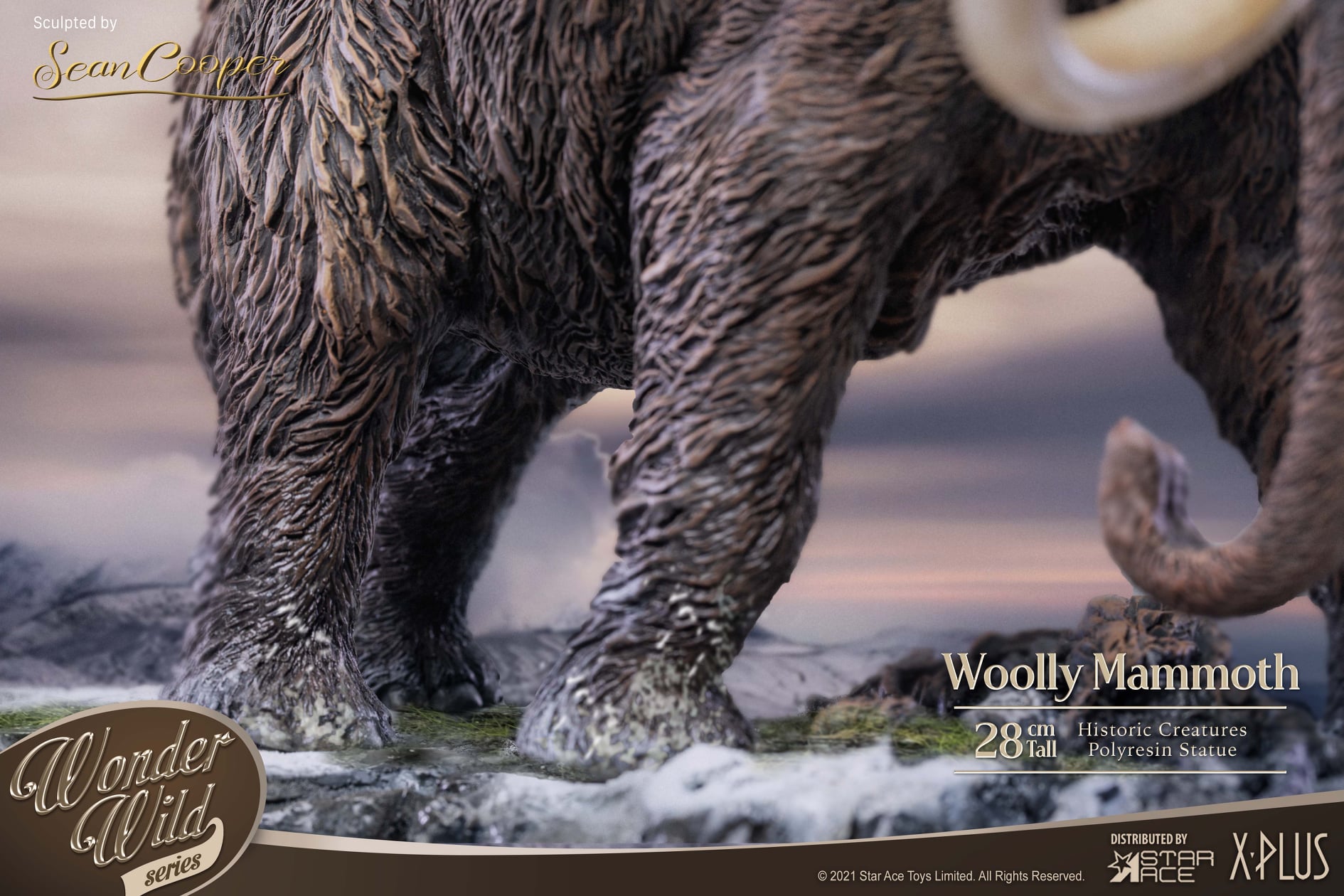 [สั่งจอง]X-Plus / STAR ACE Toys SA5001 : "WONDER WILD" series - Wooly Mammoth Statue