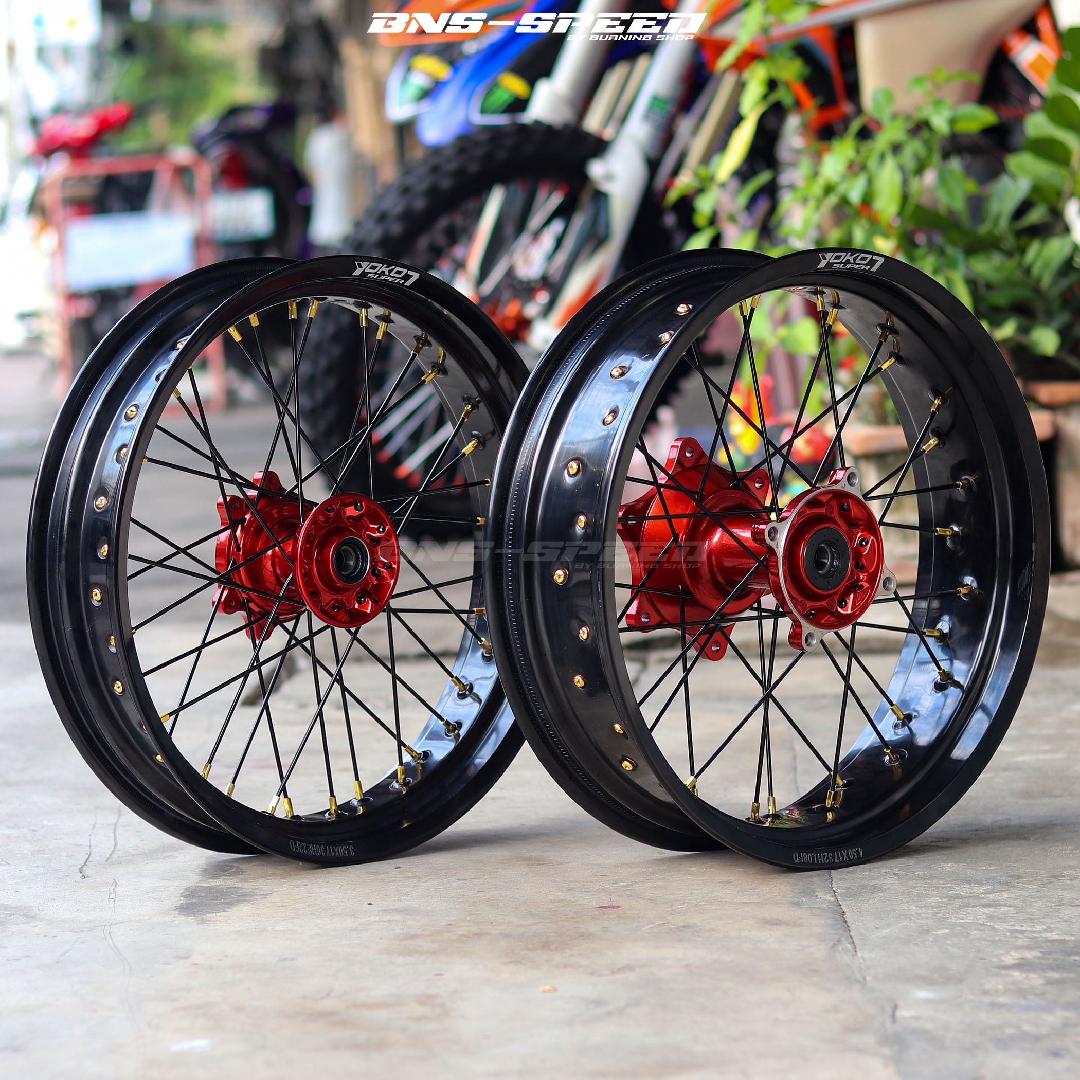 ชุดล้อโมตาด CRF250/300 ขอบ Yoko7