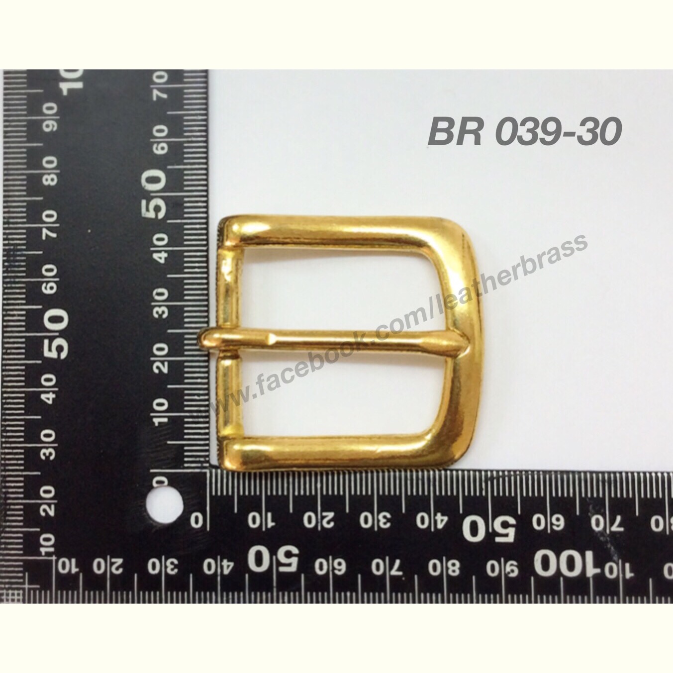 BR039 หัวเข็มขัดสายกระเป๋า หัวเข็มขัด อะไหล่ทองเหลืองแท้ อุปกรณ์งานหนัง leatherbrass **ราคาต่อชิ้น**