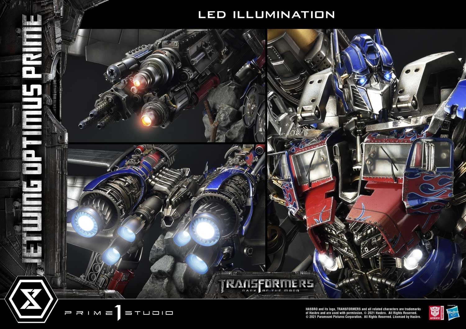 [สั่งจอง]Prime 1 Studio MMTFM-33 : TF Dark of the Moon - Jetwing Optimus Prime