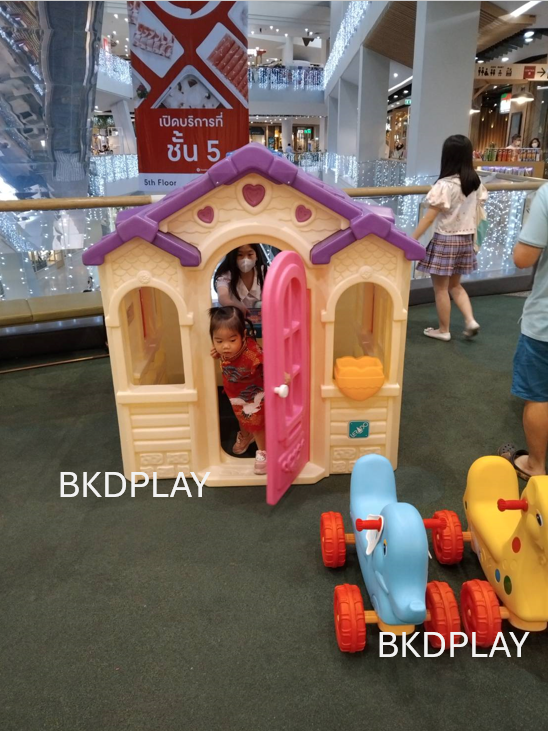 บ้านเจ้าหญิงชมพูม่วง บ้านของเล่น ,บ้านเด็ก ,บ้านพลาสติกของเล่นเด็ก,พร้อมส่ง