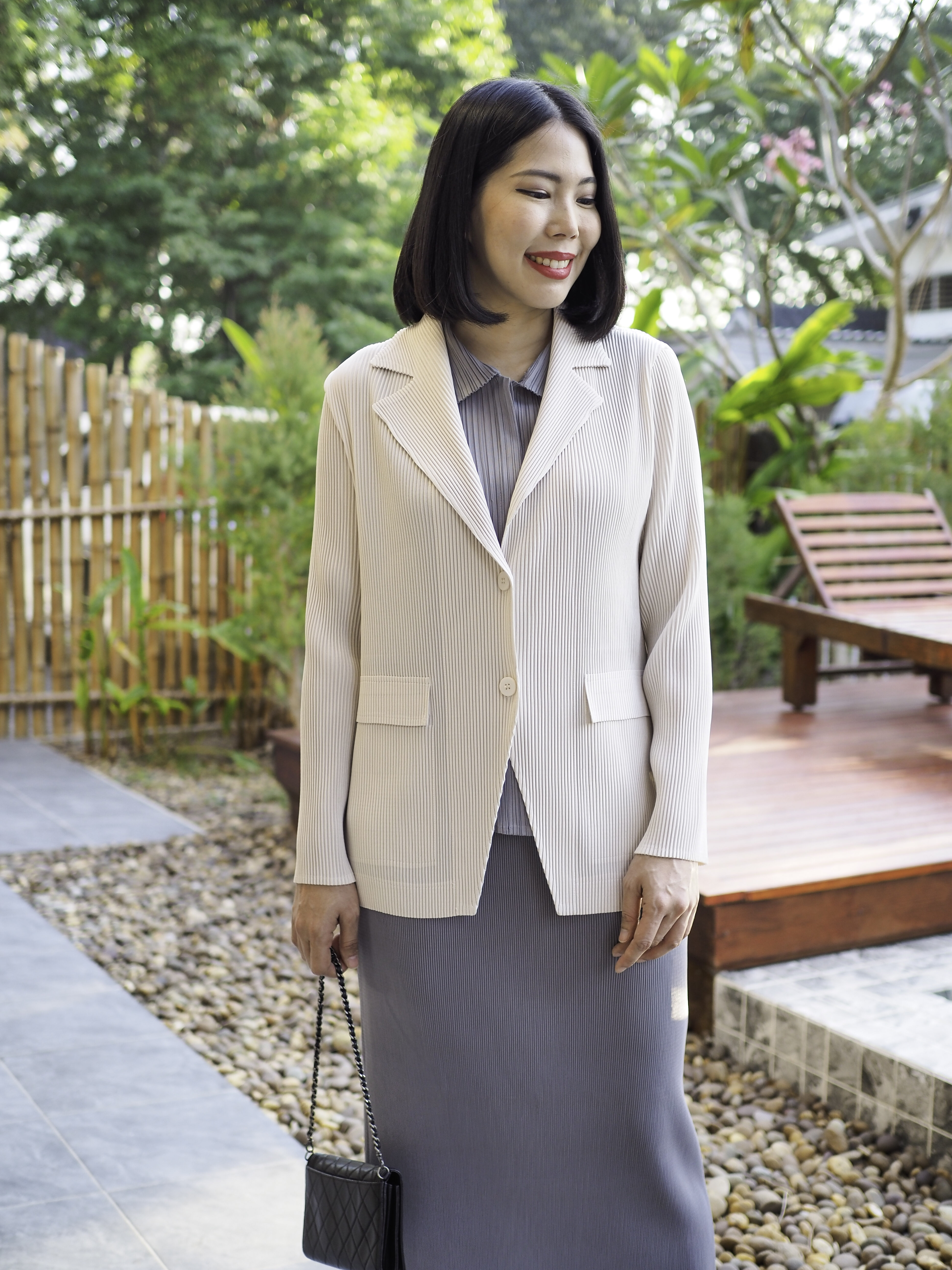 เพิ่มสีใหม่!! 2MUAY รุ่น GJO5131-9 เสื้อคลุมพลีทคุณภาพ THICK V NECK LONG SLEEVE PLEATED CARDIGAN 10 สี FREE SIZE