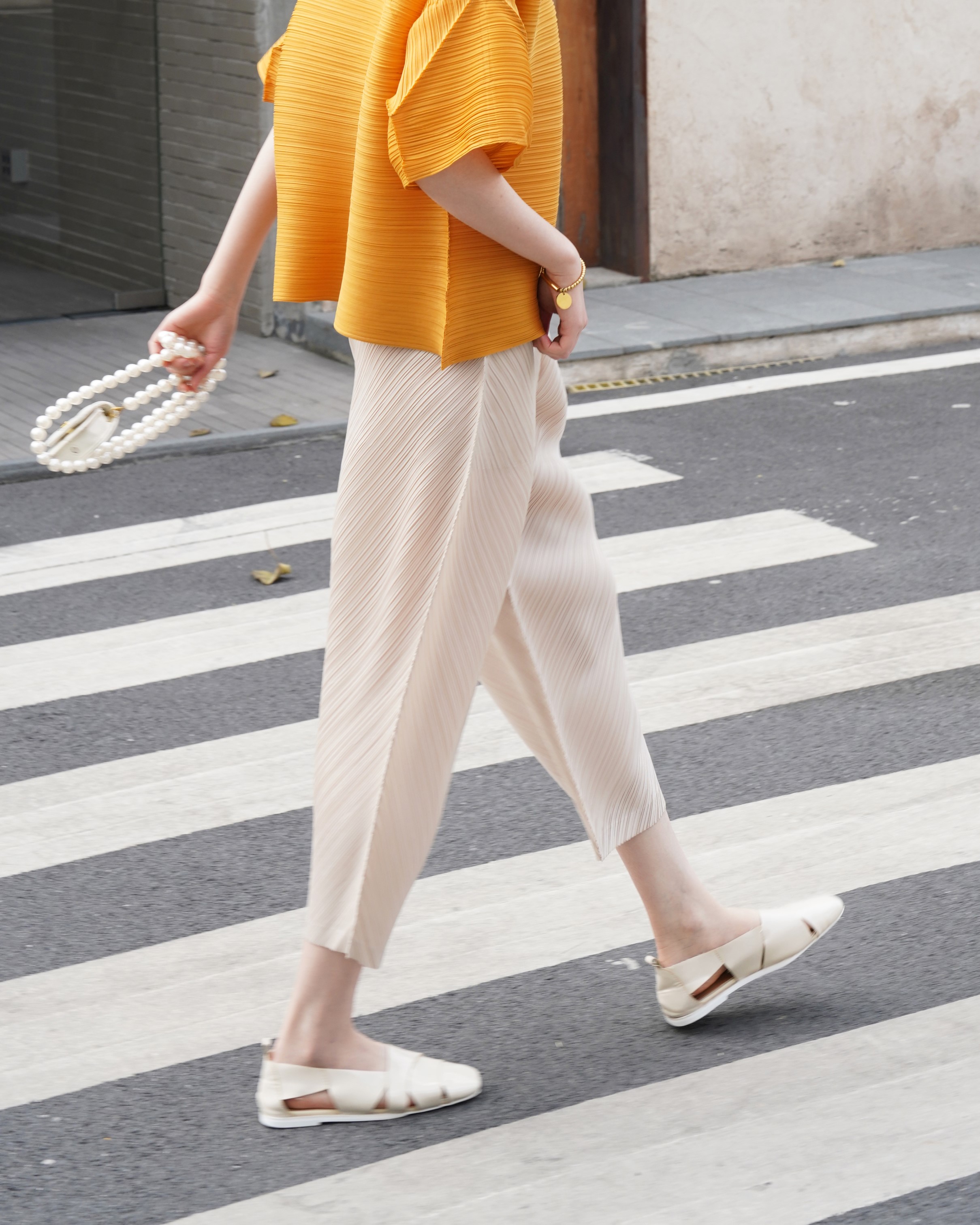 ยาว 32.5นิ้ว!! 2MUAY รุ่น GJO3682 กางเกงผู้หญิง กางเกงพลีทคุณภาพ 12สี FREE SIZE THICKER BOTTOM PLEAT PANTS