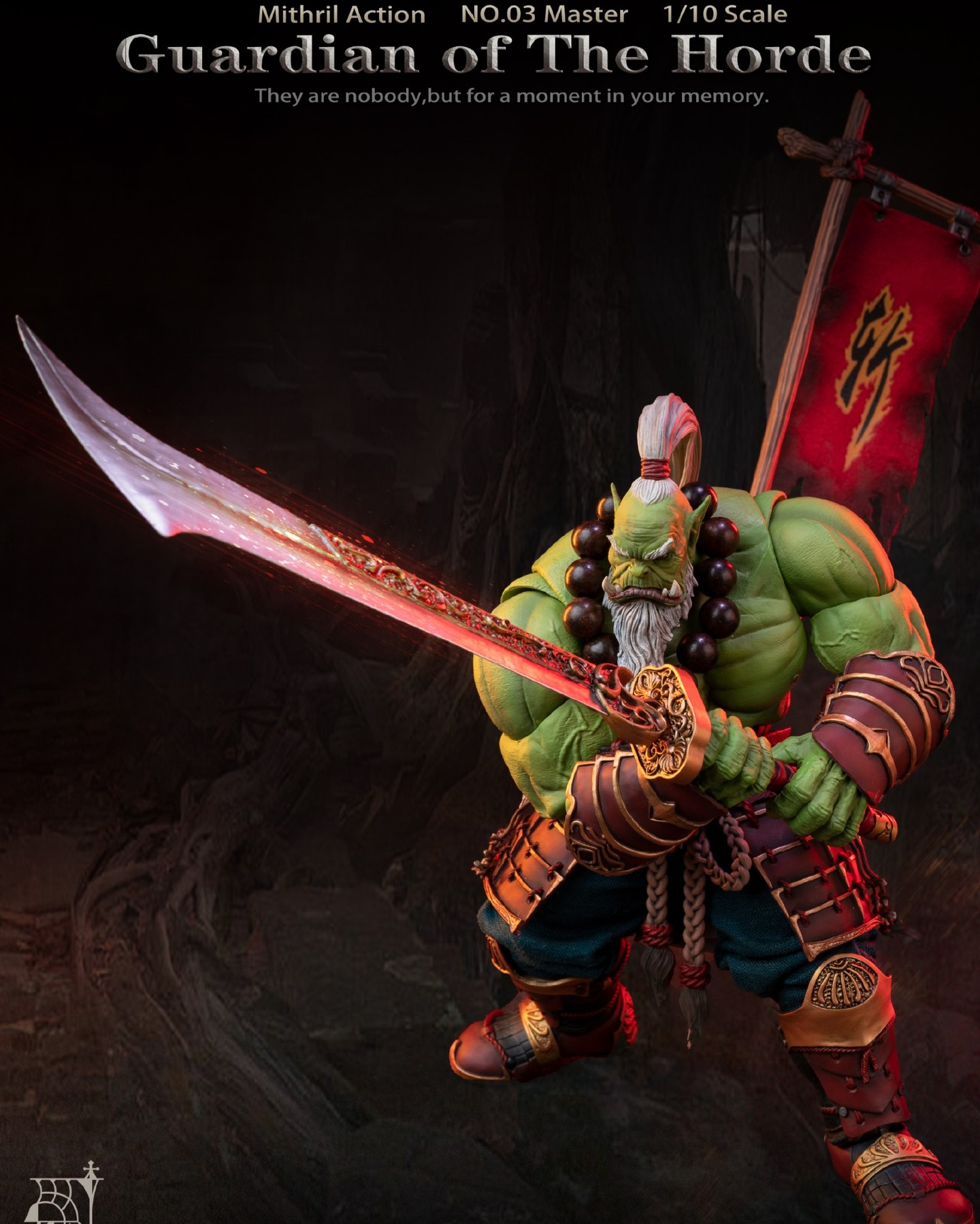 [สั่งจอง]Mithril Action Studio 1/10 : Guardian of Horde Master Sword Orc (8")