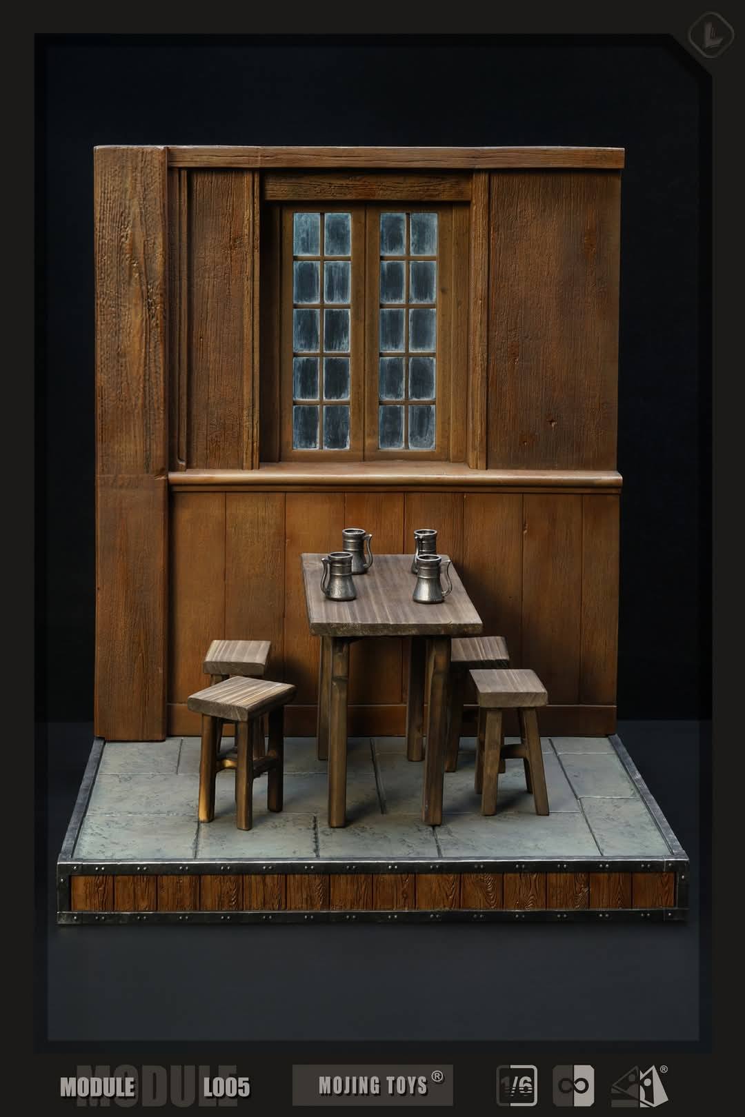[สั่งจอง] mOjingToys - Module series - L005 1/6 : [ Middle-earth Tavern (Prancing Pony Inn) DIORAMA BASE]